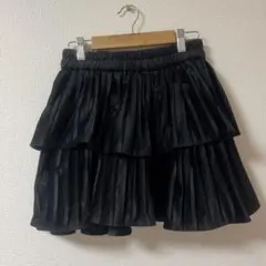 SpRay premium フレアスカート ブラック ミニスカート