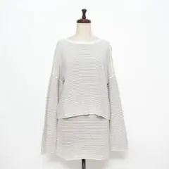 美品 theory フレアスカートセットアップ ホワイト サイズS*RD1059