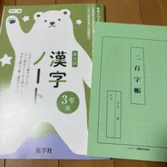 漢字ノート 3年生用 カラー版