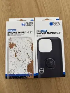 QUADLOCK iPhone16pro ケース&レインポンチョ　新品
