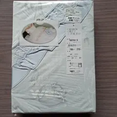 ダブルロング DL 掛け布団カバー サックス花柄 飾りレース付き 日本製