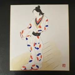 小島功 昭和レトロ 掛け時計 ガラス皿 黄桜 美人画 MASTERQUARTZ