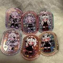 アクリルプレートチャーム6枚セット