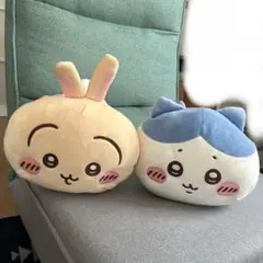 ちいかわ　もっちるねそべりBIGぬいぐるみ　ハチワレ　うさぎ