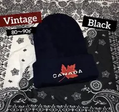 ■ 古着80〜90's・ヴィンテージ CANADA KP CAPS ニット帽