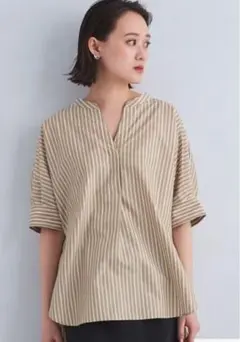 ドルマン スキッパー ショート スリーブ シャツ