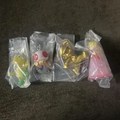 ん*ん様 スーパーマリオ　めじるしアクセサリー　４点セット　新品未開封　マリオ