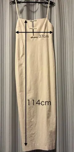 ZARA スリット入りキャミワンピース