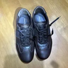 FERRAGAMO ダークブラウン レザーシューズ