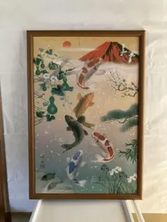 ジグソーパズル　五鯉躍