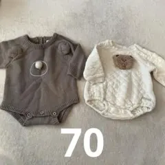 くま ロンパース