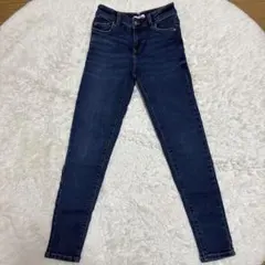 ZARA スキニーデニム ダークブルー