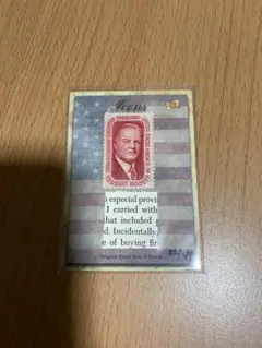 超貴重！ハーバート・フーバー大統領のレリックカード Herbert Hoover 2025年最新】ハーバート・フーバーの人気アイテム - メルカリ