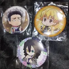 伊黒小芭内 鬼滅の刃 梅雨 2020 缶バッジ セット カフェ ufotable