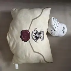 ホグワーツ 手紙デザイン クッション