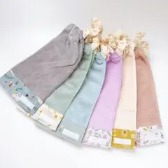 おりこうエプロン　ふんわりタオル　ネームタグ付き　6枚セット