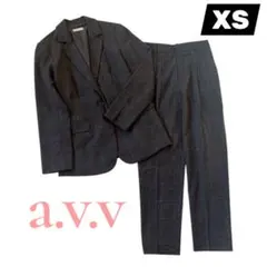 極美品　avv セットアップ　卒業式　パンツ　セレモニー　オフィス　XS 165