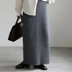 セレクトモカ リブニットIラインスカートのサムネイル