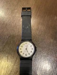 CASIO クォーツ腕時計 ブラック　チープカシオ　現状