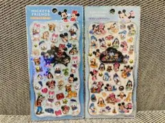 ミッキー&フレンズ プチドロドロップステッカー　2枚セット　シール