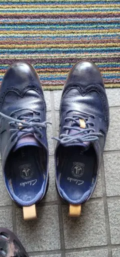 Clarks トリジェンティック ネイビー 42.5