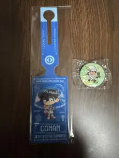 くら寿司コナンコラボ　ラゲッジタグ　バッチ