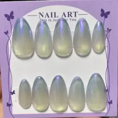 [現品販売][サイズオーダー受付中]オーロラカラー グラデーションネイルチップ