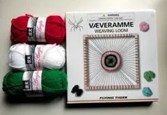 ウィービングローム（手織り機）と毛糸のセット