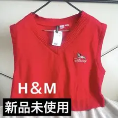 新品タグ付き H&M ディズニー 101匹わんちゃん コラボ ニットベストのサムネイル