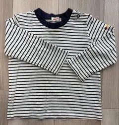 ミキハウス　ストライプ長袖Tシャツ 90サイズ