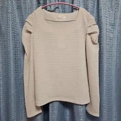 【さわちゃん様専用】Feroux【洗える】シュリンク プルオーバー (ピンク系)