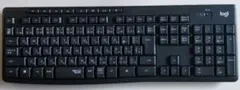 ロジクール ワイヤレスキーボード K295GP 静音 耐水 無線 中古