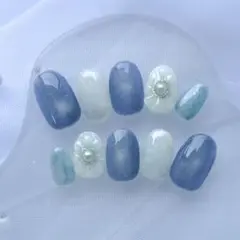サイズオーダーネイルチップ　ショートオーバル　ベリーショート　ショートバレリーナ