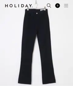 HIGH WAIST SKINNY FLARE DENIM PANTSのサムネイル