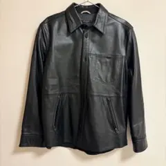 【入手困難】DURBAN ダーバン レザージャケット ラムレザー L 本革 黒 D'URBAN - DURBAN 最高級ラムレザージャケット テーラードジャケット(L