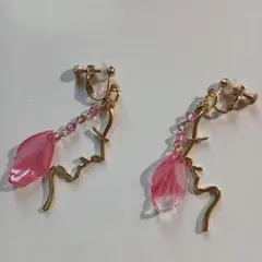 ビーズイヤリング