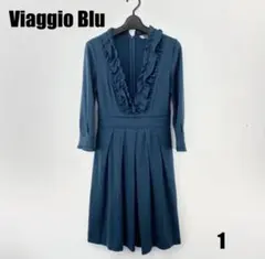 Viaggio Blu ひざ丈長袖ワンピース サイズ1 女性のサムネイル