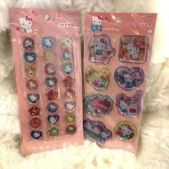 ハローキティ　おはじき、ウォーターシールセット