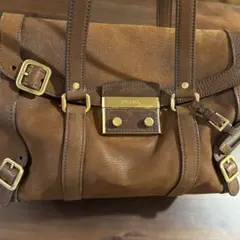 PRADA ブラウン ショルダーバッグ プラダ