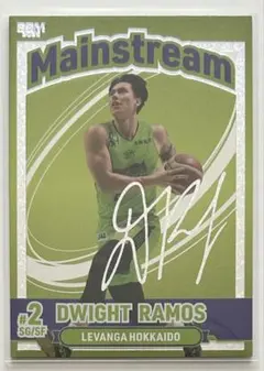 100シリ　ラモス　B.LEAGUE BBM カード 2025　銀箔サイン