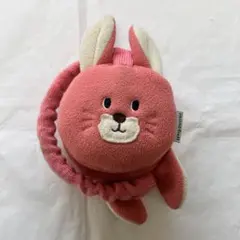 モンベル mont-bell 耳当て　うさぎ　ピンク