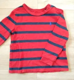 Ralph Lauren ラルフローレン　ストライプロンT 80 ベビーロンT