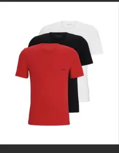 HUGO Tシャツ 3枚セット レッド ブラック ホワイトのサムネイル