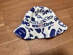 JUNKSTORE バケットハット ホワイト ネイビー　48センチ　ベビー