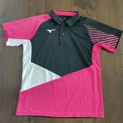 Mizuno ゲームシャツ　Mサイズ　ピンク/黒/白
