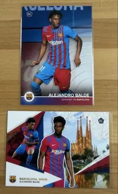 Topps teamset アレハンドロ・バルデ バルセロナ RC