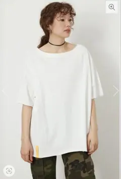 ロデオクラウンズワイドボウル✩.*˚ ピグメントルーズオフショルTシャ ツのサムネイル