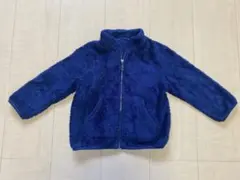 ユニクロ　フリース ジャケット　ネイビー　90cm