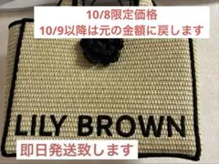 LILY BROWN & MARY QUANT かごバッグ(最終値下げ)