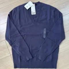 ユニクロ カシミヤ Vネックセーター M